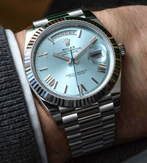 rolex day date 40 gold price|platinum day date 40 price.